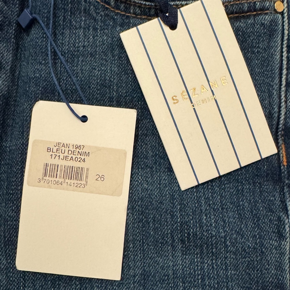 Sézane Blue Denim Jeans - Picture 3 of 4
